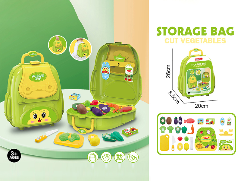 Fruits And Vegetables Toy Backpack