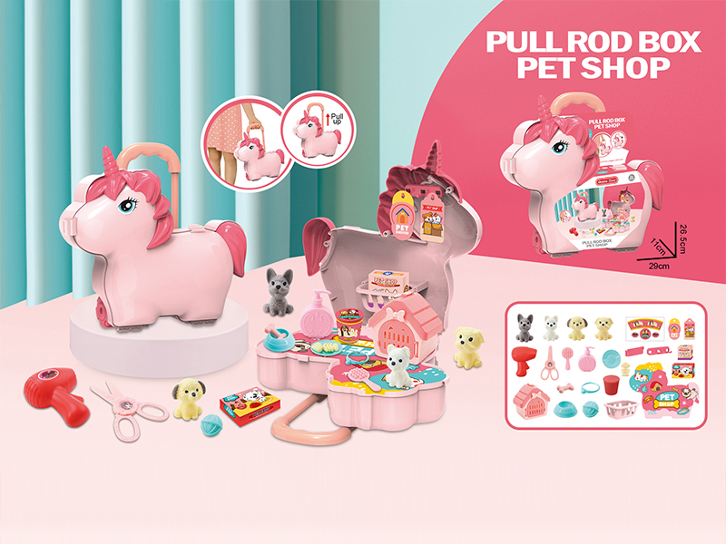 Unicorn Pet Theme Trolley Case