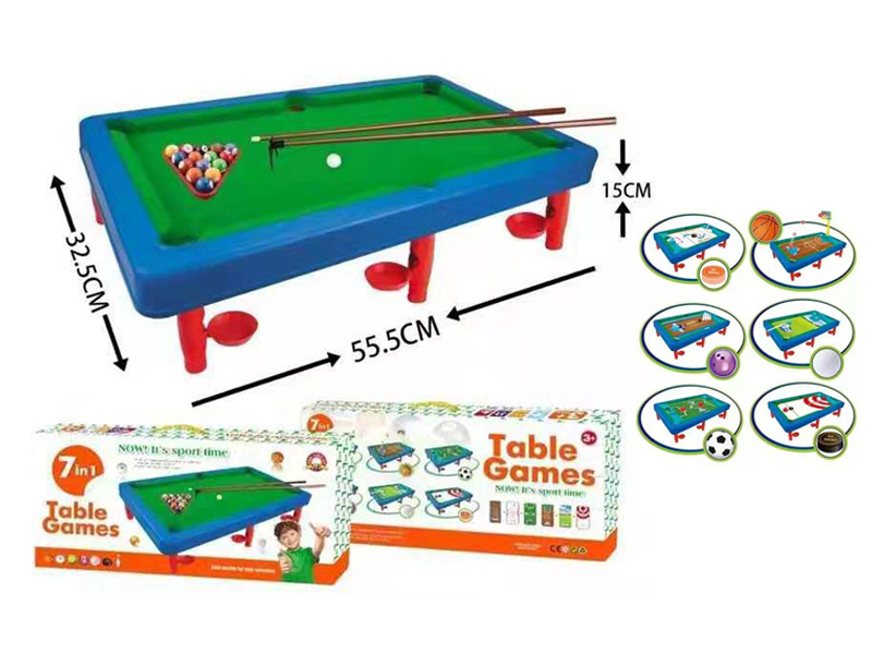 7 In 1 Billiards Toy