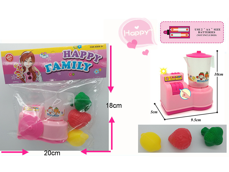 Juice machine + Fruits