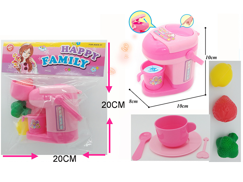 Water Dispenser + Tea Set + Fruits