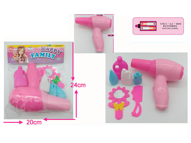 Hair Drier + Hair Care Set