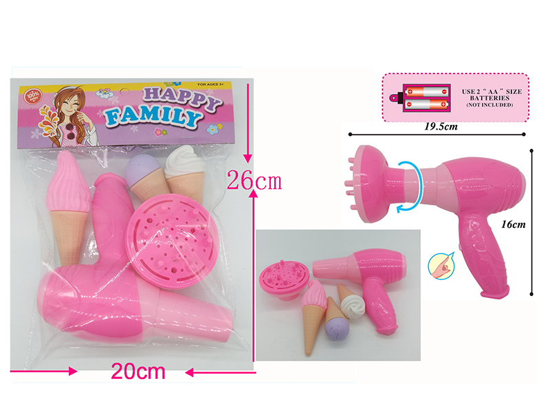 Hair Drier Play House Set