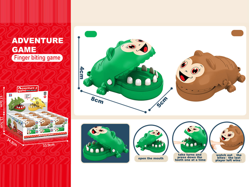 24Pcs Mini Monkey Biting Toy