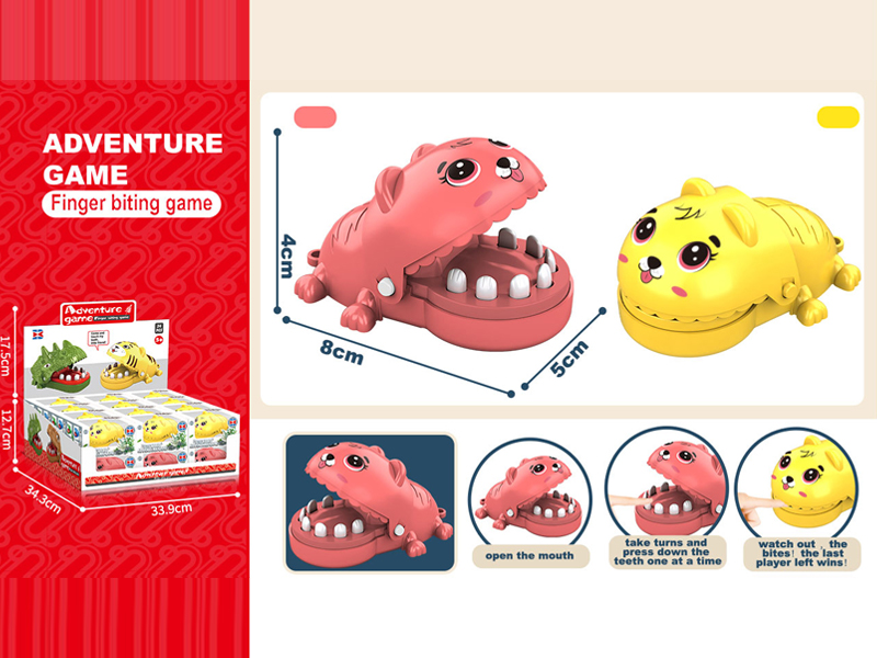 24Pcs Cartoon Dog Biting Toy