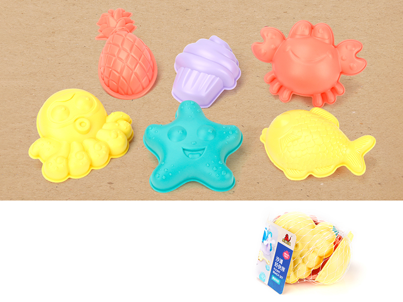 Soft Plastic Beach Set 6pcs