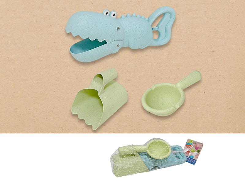 Crocodile Clip Beach Set 3pcs