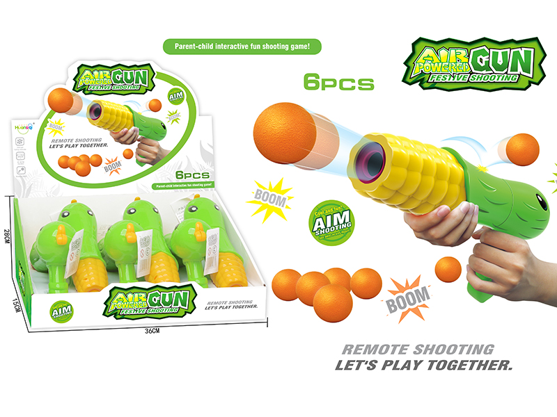 Air Power Gun With 4 Balls(6PCS)