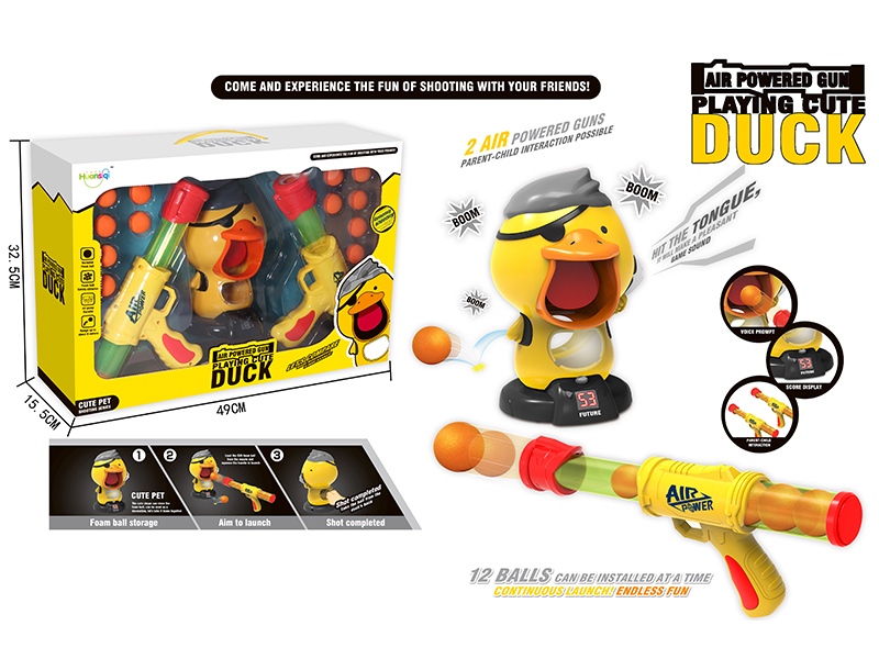2 Air Power Guns + Duck