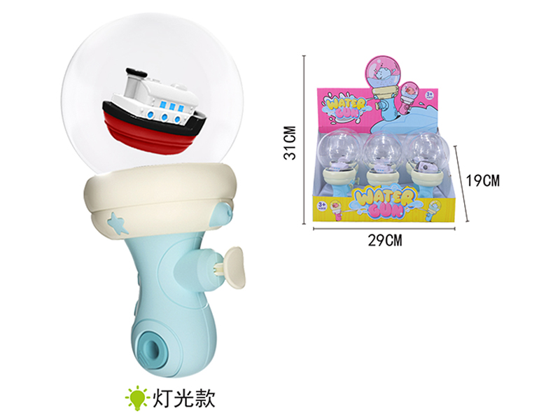 6Pcs Cruise Ship Drifting Bottle Water Gun With Light