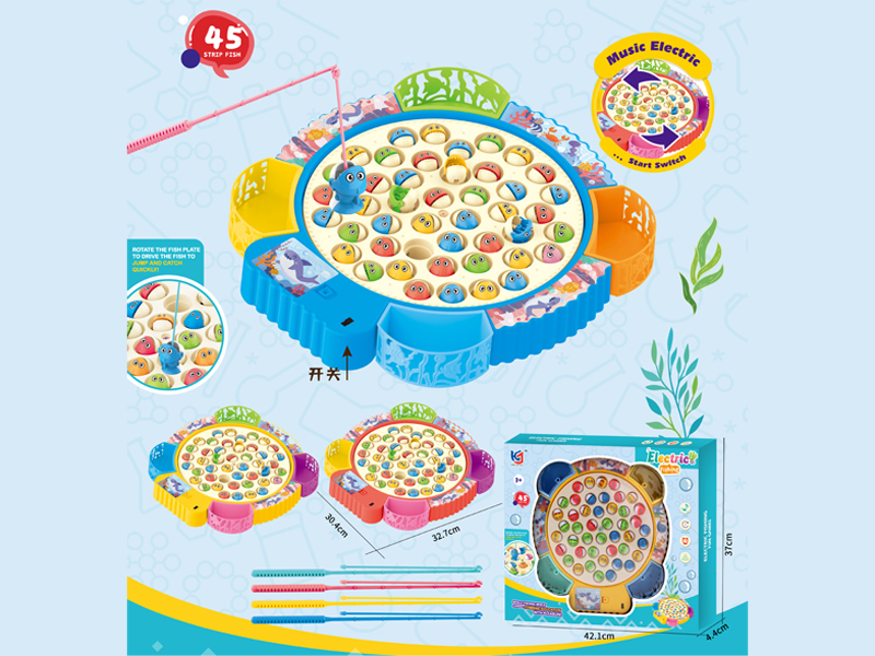 B/O Large Fishing Plate Toy