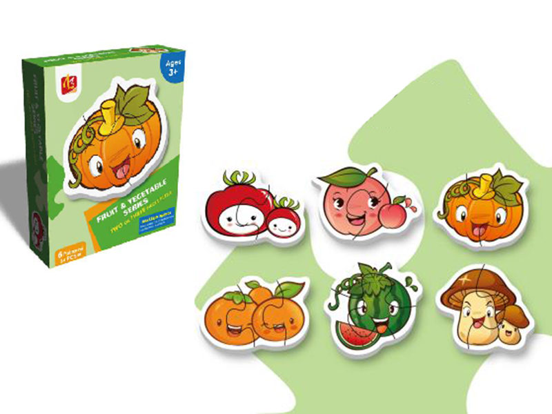 Fruit & Vegetable Series Puzzle 14pcs