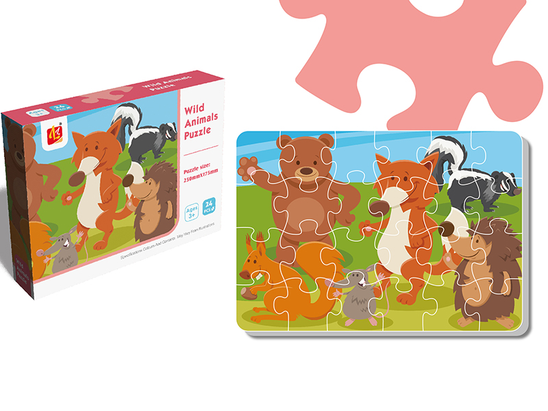 Wild Animals Puzzle 24pcs