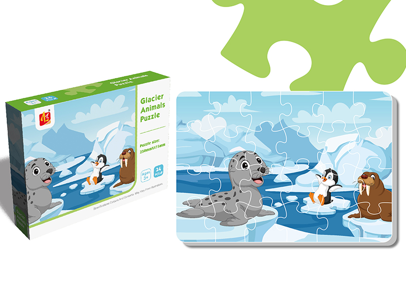 Glacier Animals Puzzle 24pcs