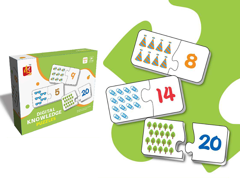 Digital Knowledge Matching Puzzle 60pcs