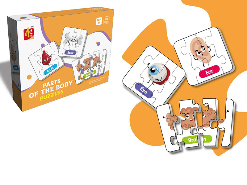 Parts Of The Body Puzzles 60pcs