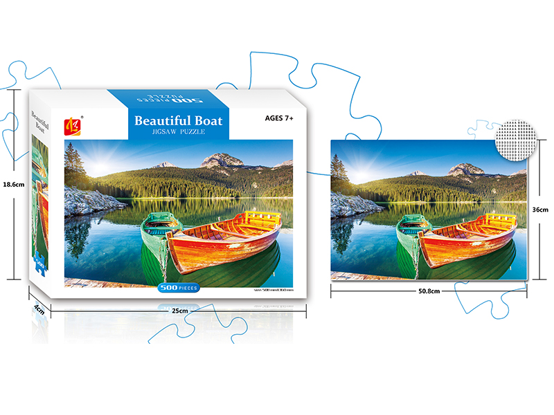 Beautiful Boat Jigsaw Puzzle 500PCS