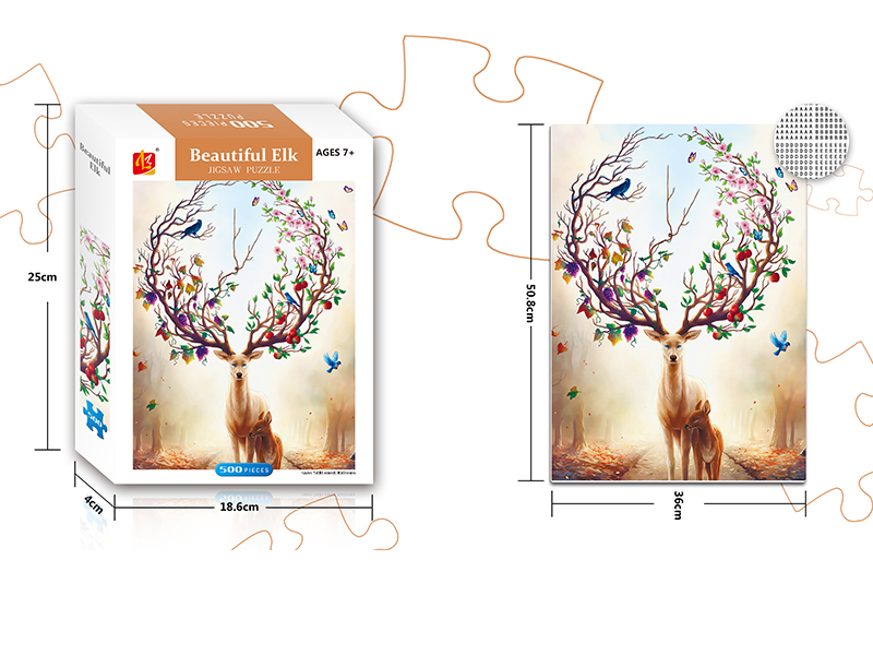 Beautiful Elk Jigsaw Puzzle 500PCS