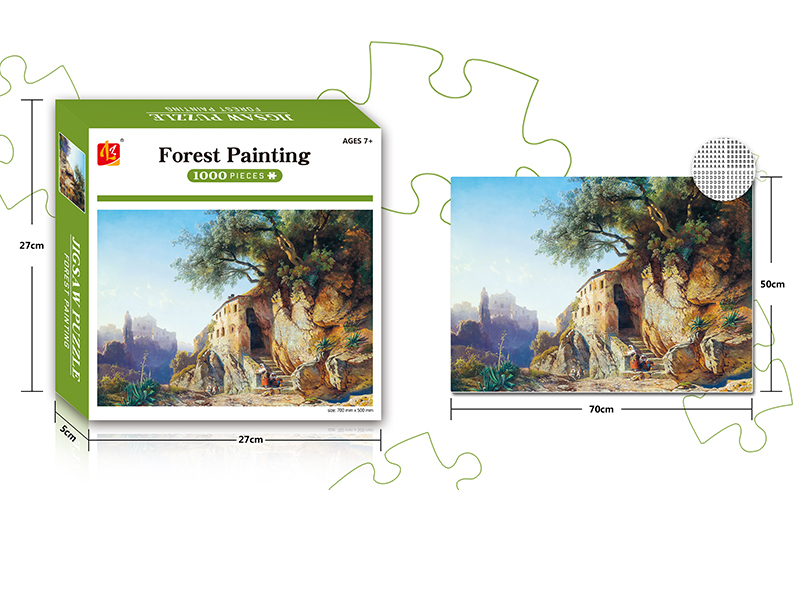 Forest Oil Painting Puzzle 1000PCS