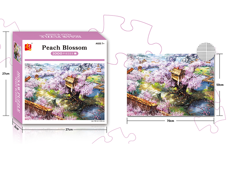 Peach Blossom Villa Puzzle 1000PCS