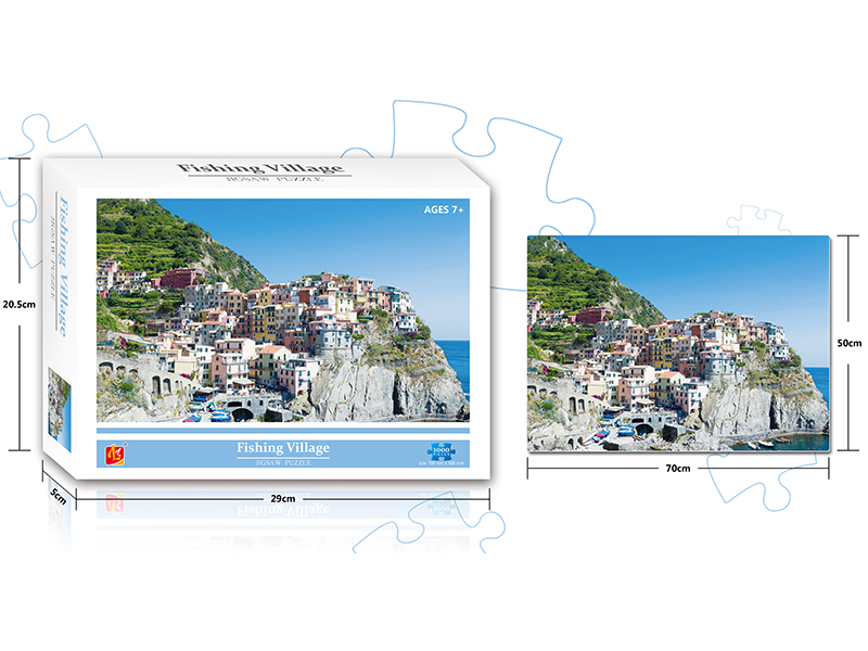 Fishing Village Jigsaw Puzzle 1000PCS