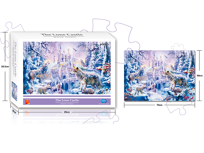 The Lone Castle Jigsaw Puzzle 1000PCS