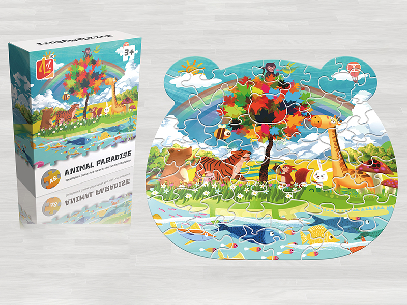Animal Paradise Jigsaw Puzzle 48pcs