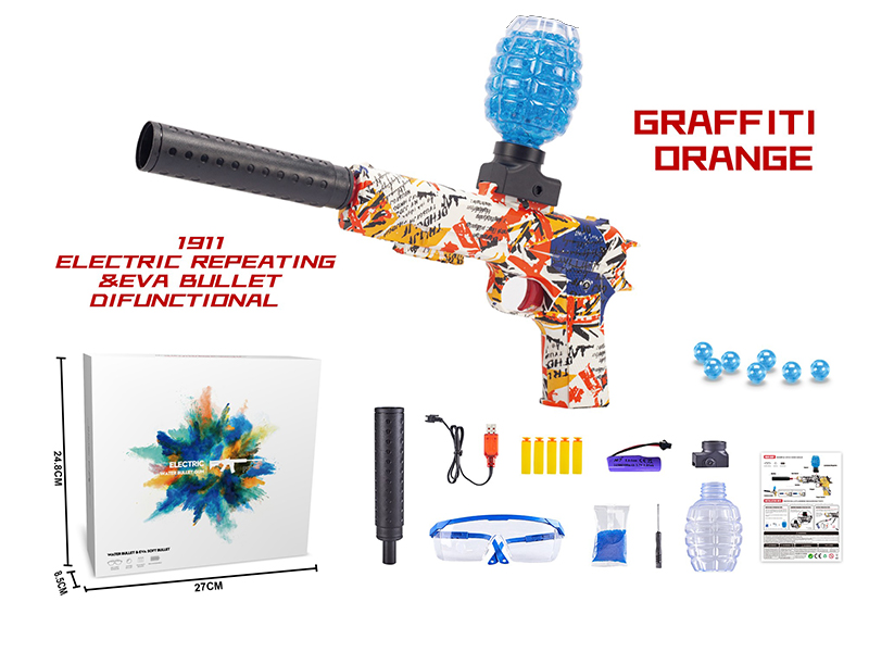 Electric Repeating EVA Soft Bullet & Water Bullet Gun