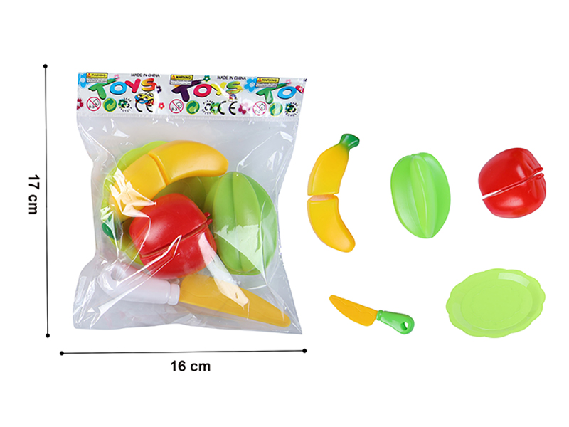 5PCS Cuttable Fruits Toy