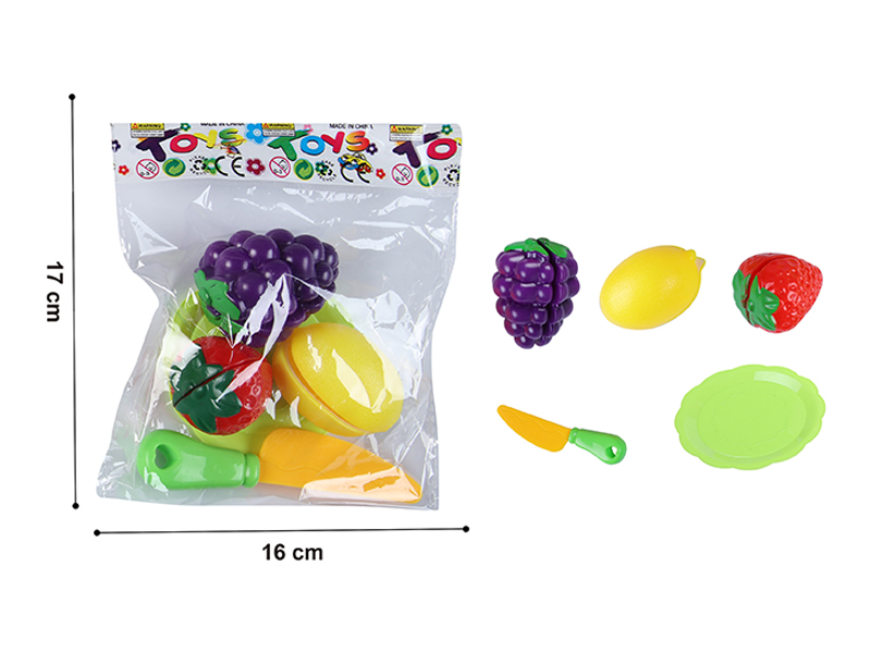 5PCS Cuttable Fruits Toy