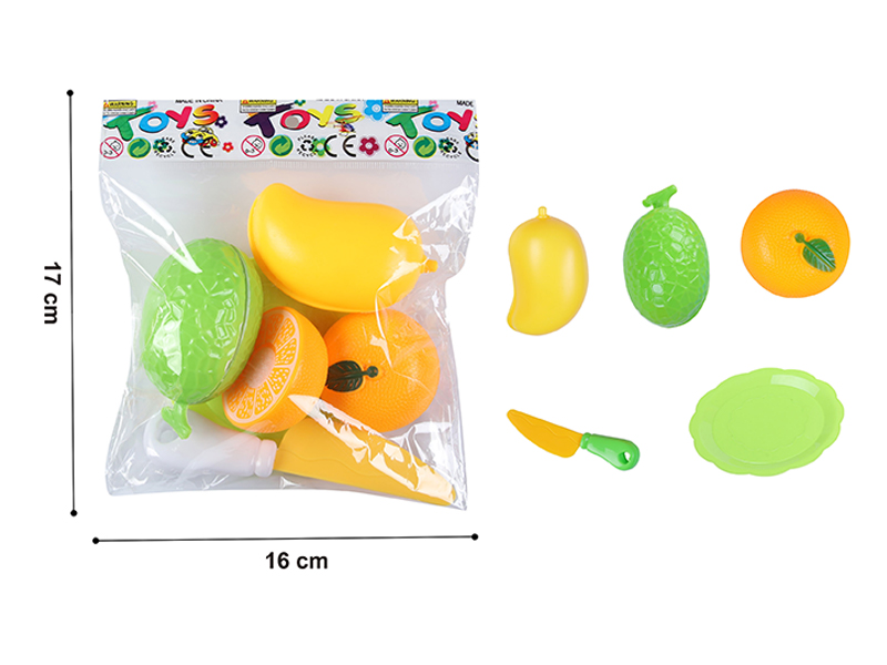 5PCS Cuttable Fruits Toy