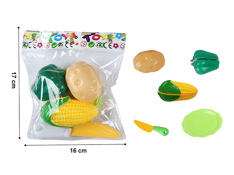 5PCS Cuttable Fruits Toy