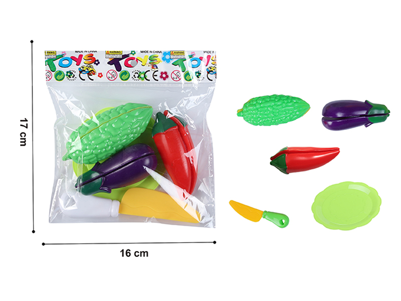 5PCS Cuttable Fruits Toy