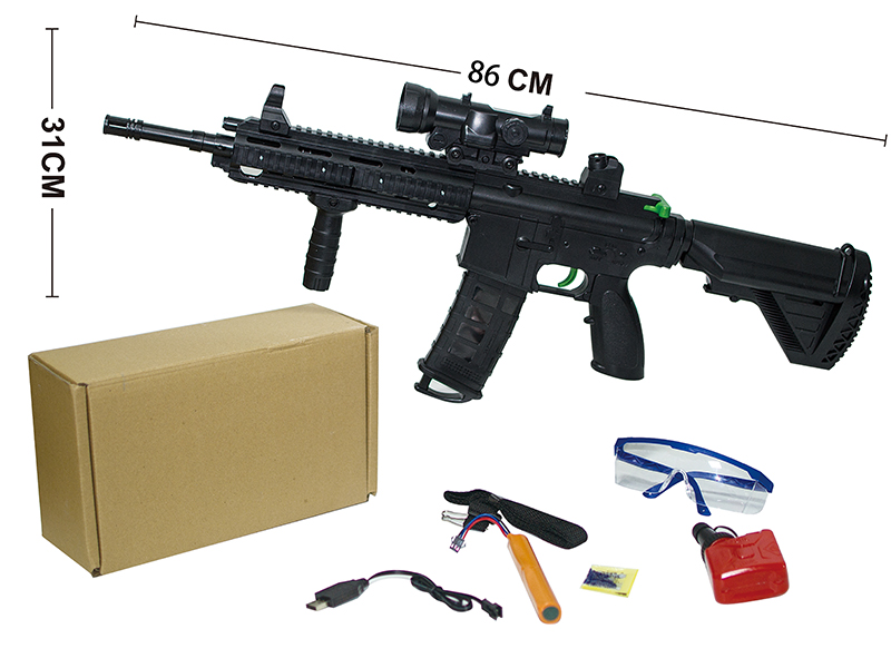 M416 Automatic Manual Dual Function Water Bullet Gun(Black)