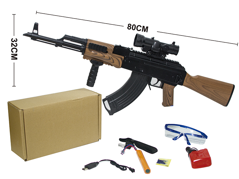 Automatic Manual Dual Function AK Water Bullet Gun