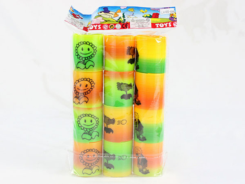 12pcs Plants Vs. Zombie Rainbow Circle