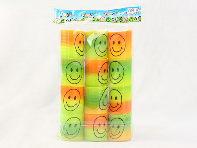 12pcs Smile Face Rainbow Circle