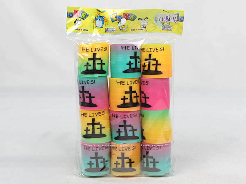 12pcs Headstone Pattern Rainbow Circle