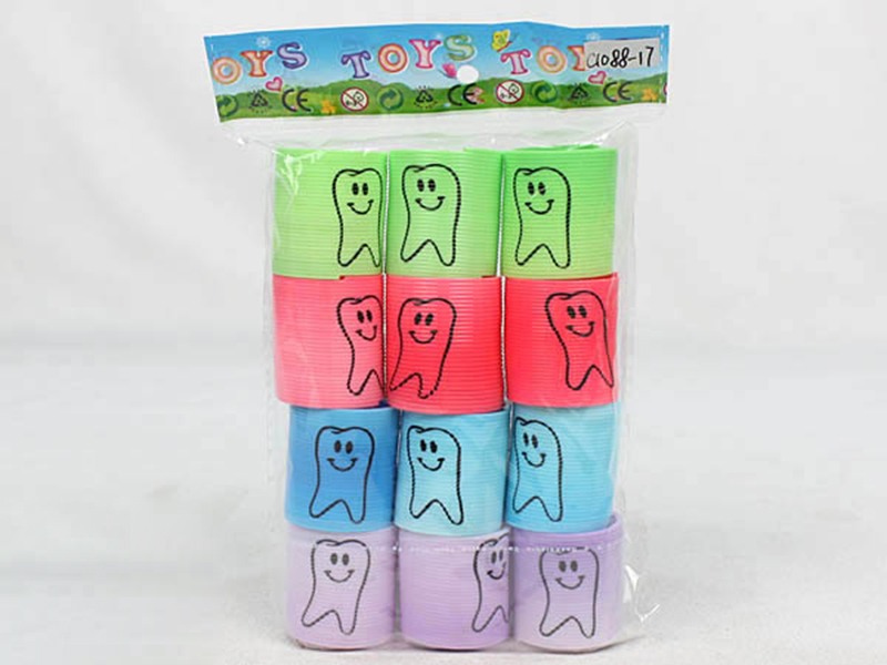 4 Color Gradient Printing Teeth Pattern Rainbow Circle