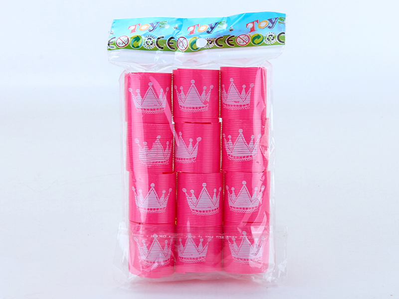 12pcs Crown Pattern Rainbow Circle