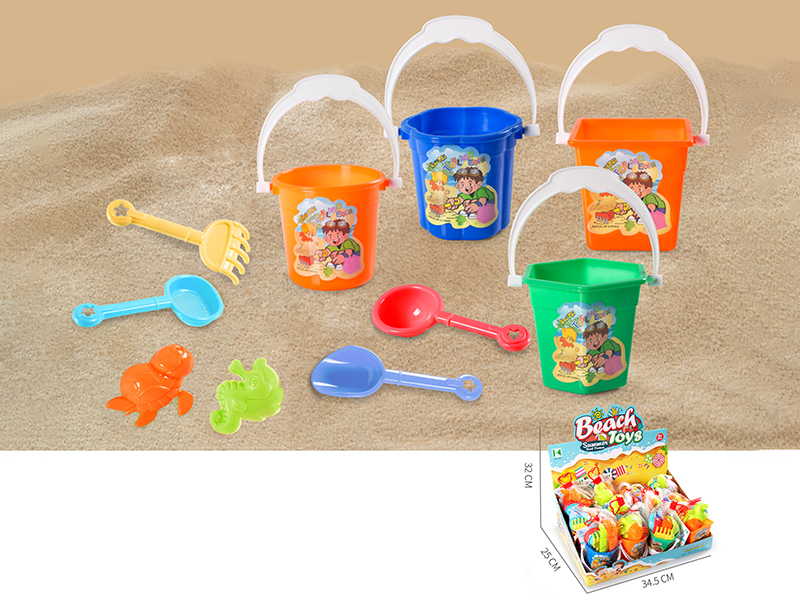 Sand Bucket Set(7PCS)12pcs/Box