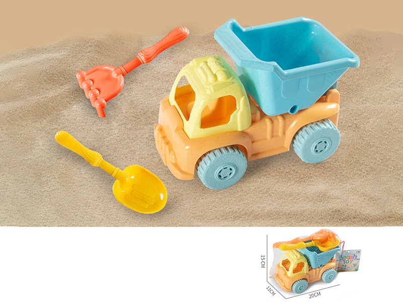 Wheat Straw Materials Beach Car Set(3pcs)