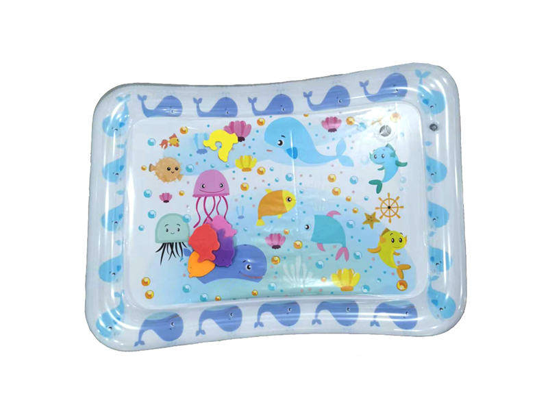 Inflatable Light Blue Dolphin Water Pillow