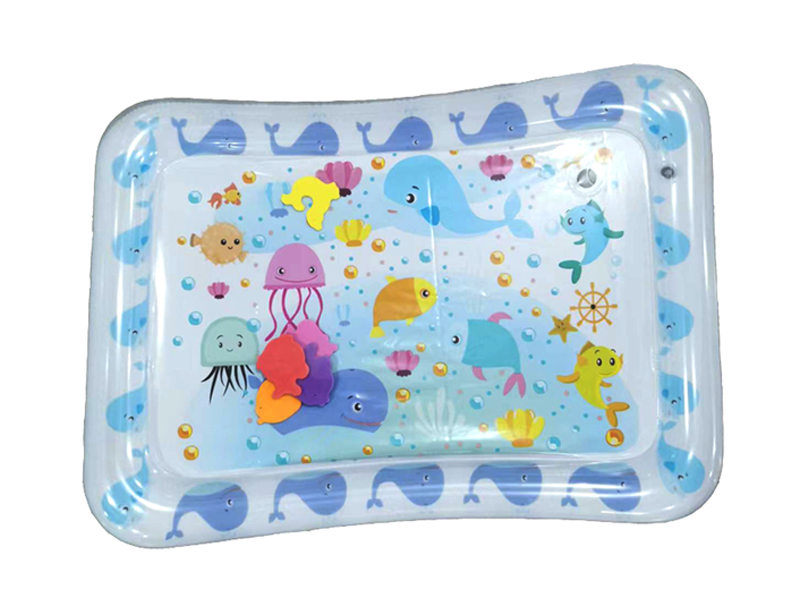 Inflatable Light Blue Dolphin Water Pillow