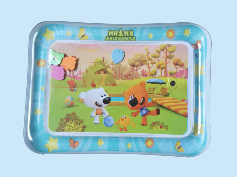 Inflatable Little Bear Kicks Ball Water Pillow