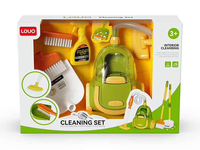 Simulated Electric Vacuum Cleaner Set