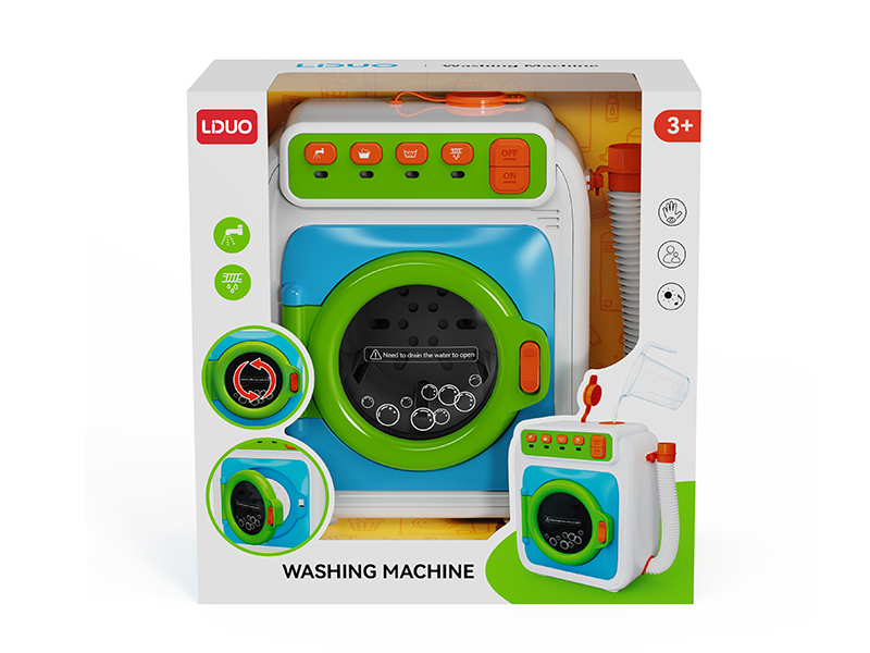 Simulated Electric Washing Machine With Light And Sound