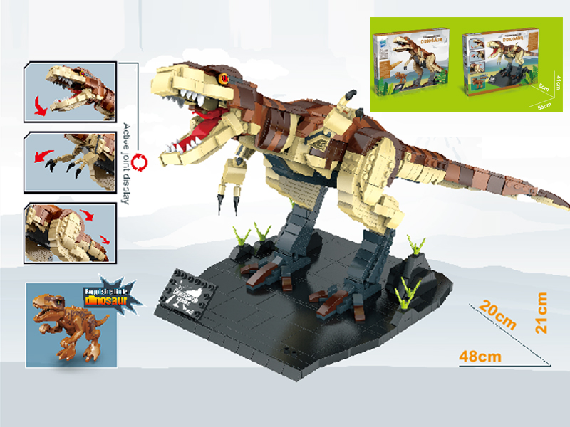 1086Pcs Dinosaur Building Blocks