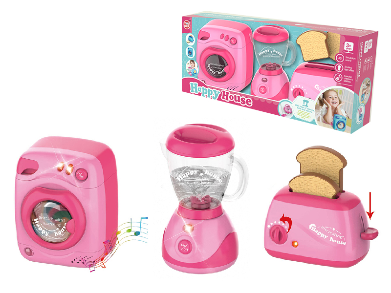 Washing Machine + Bread Maker + Juice Machine