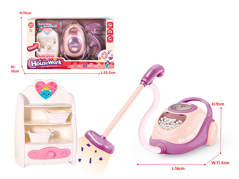 Vacuum Cleaner Set With Light